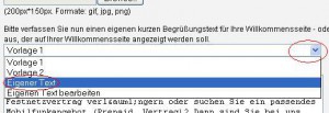 Auswahlfeld Auswahlfeld in Ihrem anschlussberater-Webauftritt.