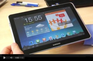 Die Telekom zeigt das Samsung Galaxy Tab 10.1N auf youtube Das Galaxy Tab 10.1 N im Video.