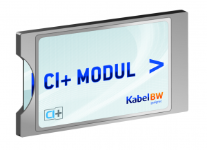 Kabel BW CI+ Modul Das neue Kabel BW CI+ Modul (mit Smartcard darin)