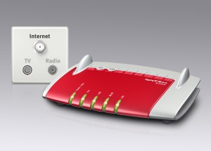 Die neue Fritz!Box 6340 von AVM gibt's jetzt auf Wunsch zum günstigen Preis zum analogen Kabel-BW-Anschluss dazu.