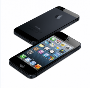 Neues Apple iPhone 5 in schwarz und graphit iPhone_5_AngledSharp_Front_Back_Black_PRINT