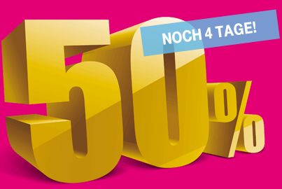 50 % Aktion