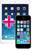 Apple iPhone 5s mit iPad Air Bundle