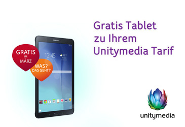 Unitymedia Tablet Aktion