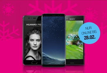 Nur online: Bis zu 100,- € Rabatt auf viele Top-Smartphones im MagentaMobil Tarif