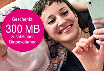 300 MB Datensnack für Ihre Telekom Mobilfunk-Kunden