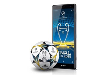 Sony Xperia XZ2 bei 1&1: VIP-Reise zum Champions League Finale für Ihre Kunden