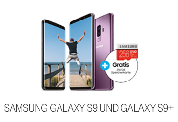 Samsung Galaxy S9 oder S9+ bestellen und 256 GB microSD-Karte gratis erhalten