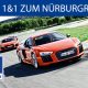 1&1 schickt Sie im Audi R8 Coupé V10 Plus zum Nürburgring