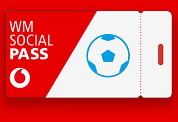 Vodafone Red-Kunden erhalten WM-Social-Pass kostenlos