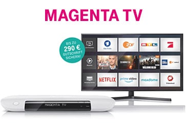 MagentaTV: Bis zu 290 € Gutschrift sichern