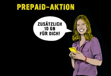 10 GB zusätzliches Datenvolumen für Ihre congstar Prepaid-Neukunden