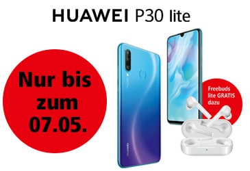 Kabellose gratis Kopfhörer für Vorbesteller des Huawei P30 lite