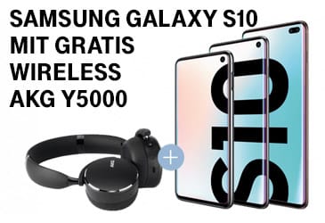 Kostenloser Wireless-Kopfhörer zum Samsung Galaxy S10