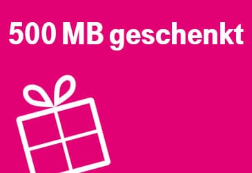 500 MB Datensnack als Dankeschön für Ihre Telekom Kunden