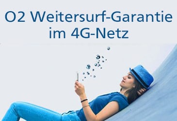 O2 Free Weitersurf-Garantie jetzt im LTE-Netz