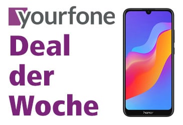 yourfone Deal der Woche: HONOR 8A für 0,- €