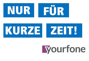 yourfone Top-Tarife um 2,- €/Monat reduziert