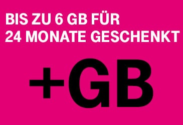 MagentMobil Tarife mit bis zu 6 GB mehr Datenvolumen