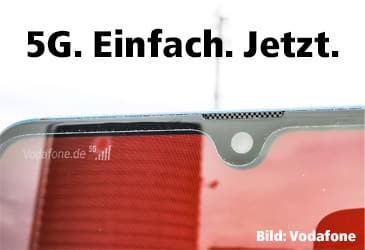 Überraschung: Vodafone 5G-Tarife ab sofort für Ihre Kunden buchbar