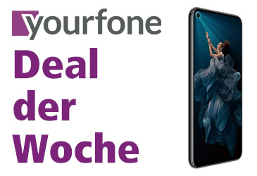 yourfone Deal der Woche: HONOR 20 im yourfone LTE-Tarif
