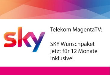 Telekom MagentaTV: Sky Paket 12 Monate inklusive