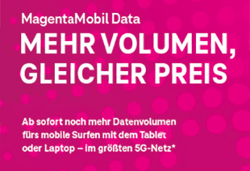 MagentaMobil Data – neue mobile Datentarife für Ihre Kunden!