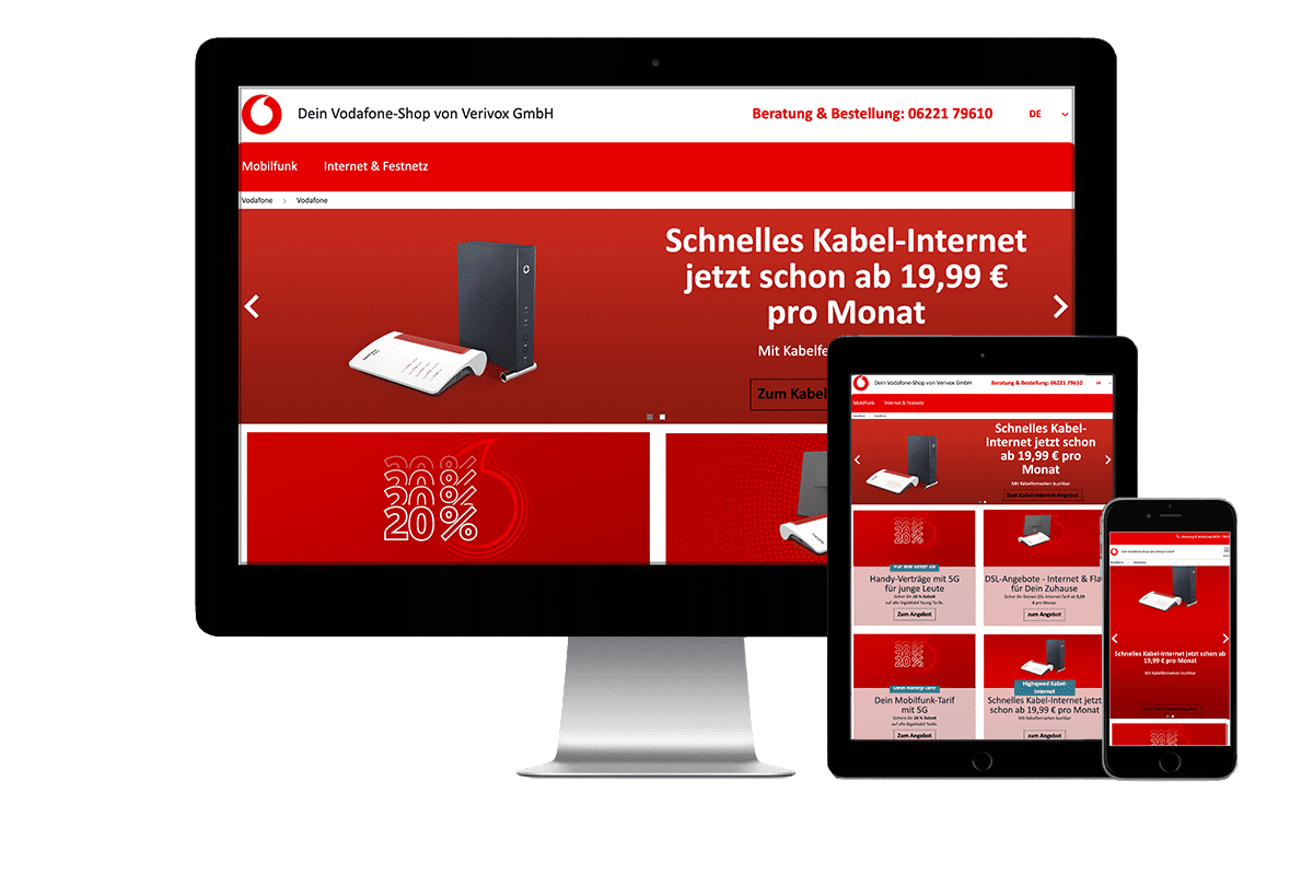 Vodafone Startseite