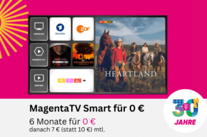 Telekom: MagentaTV Smart with 30% discount