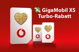 Vodafone GigaMobil XS Turbo Rabatt