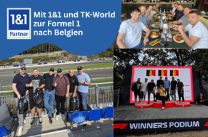 Head to Belgium for Formula 1 with 1&1 and TK-World