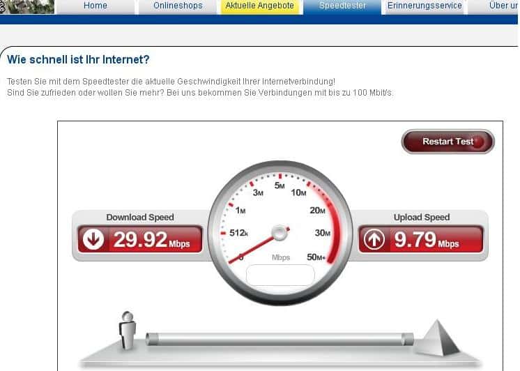 Jetzt auf Ihrer Website: der Internet-Speedtester | TK-World AG